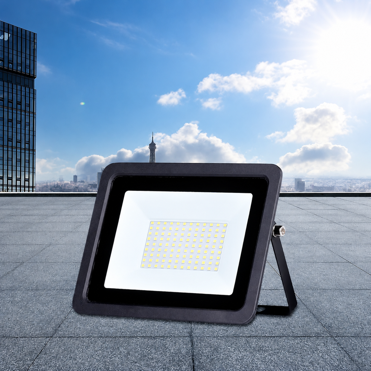 Outdoor LED Floodlight, Warm or Cool White, 10W–100W