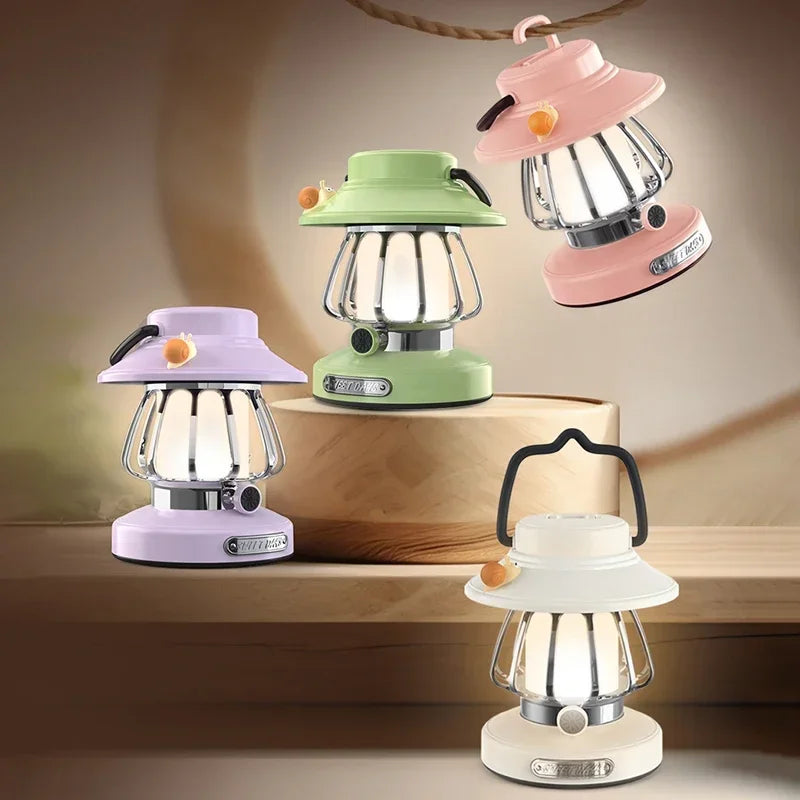 Punjiva kamp-lampa s temperaturnom bojom svjetla