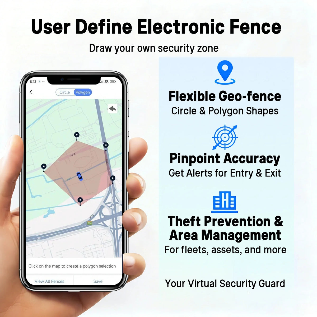 4G GPS Tracker 6000mAh Portable GPS Via Satellite Car Alarm Real-Time GPS Locator Magnetic Tracking Device 90 Days Standby Time