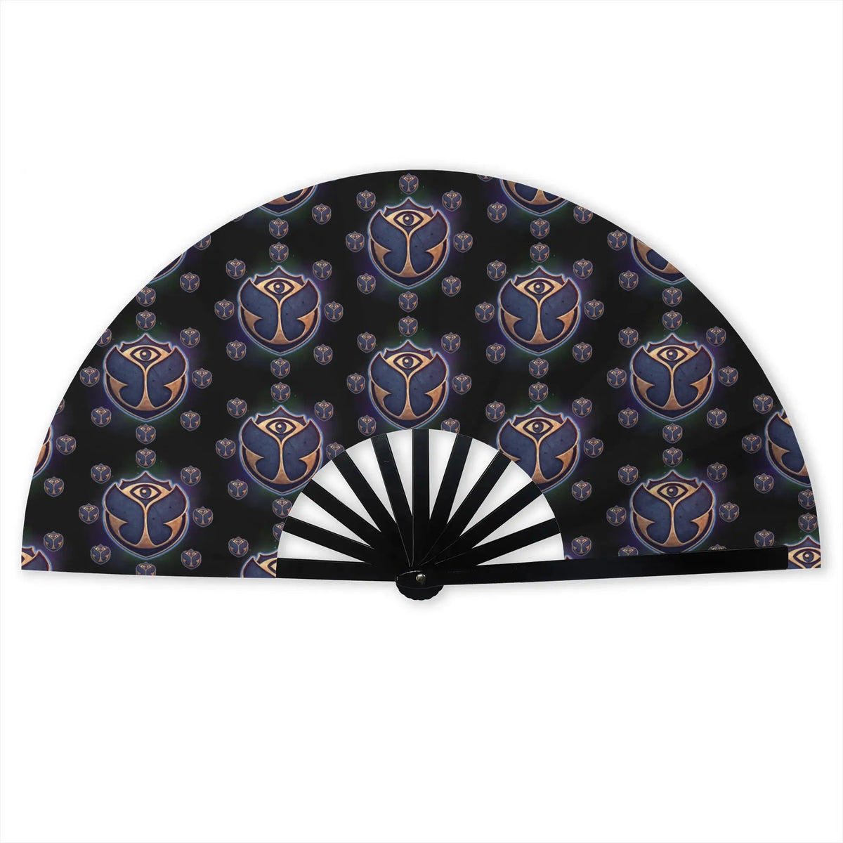 Opvouwbare handwaaier in Tomorrowland-stijl