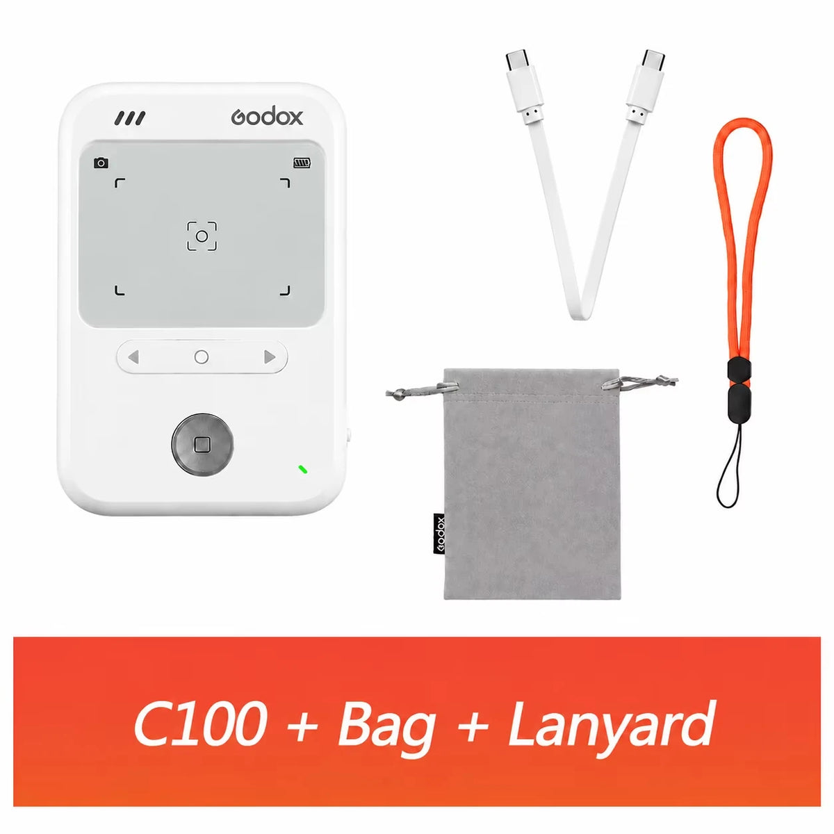 0|Godox C100 Visor Transparente Câmara Mini Portátil CCD Câmara Retrô 128g Armazenamento Expandido para Filmagem Vlog Presente