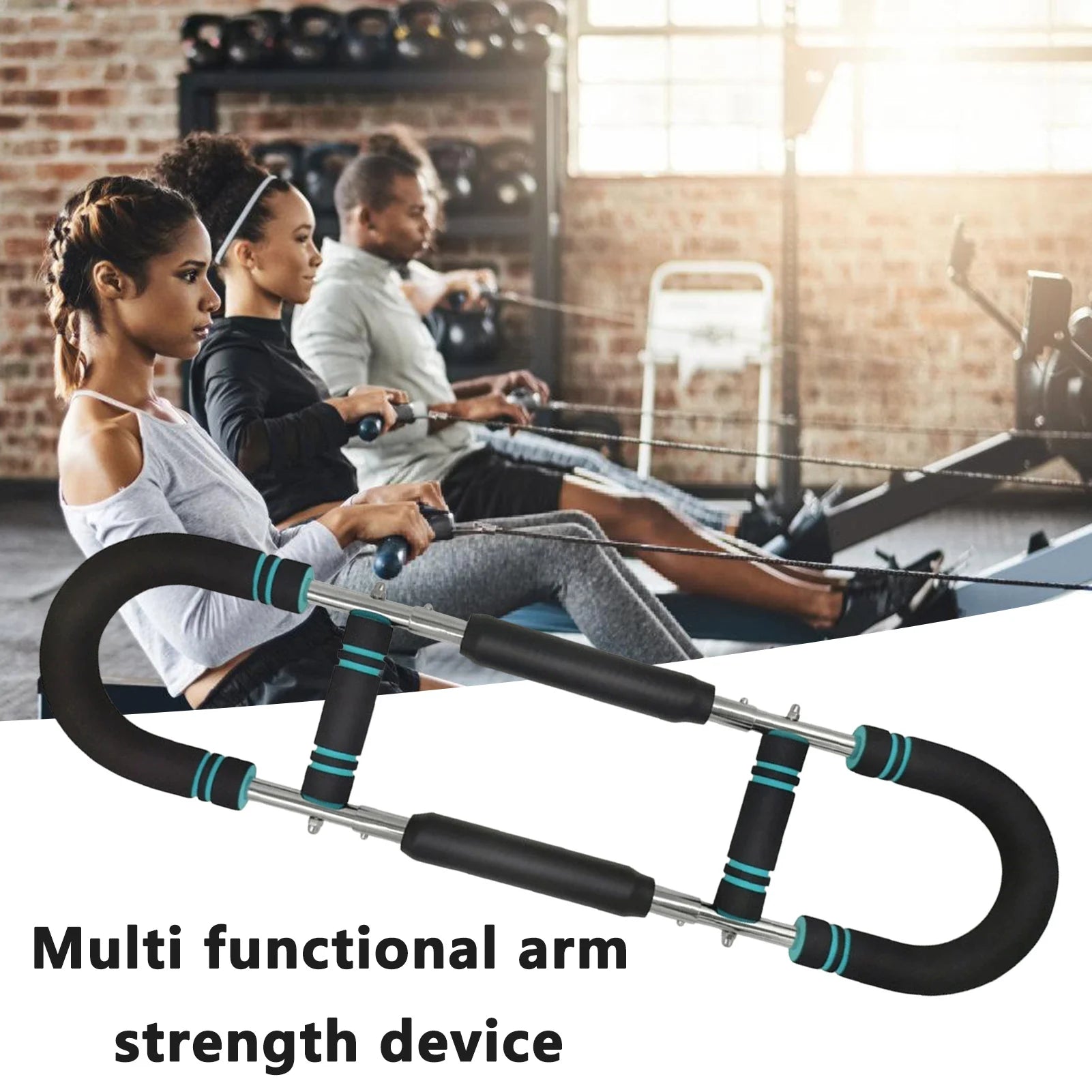 Adjustable Power Twister Arm Exerciser for Home Upper Body Training