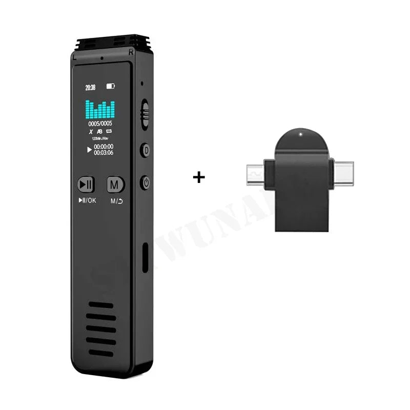 Voice Activated Recorder Bluetooth Digital Professional Sound Recording Device Audio Listening Dictaphone STTWUNAKE 