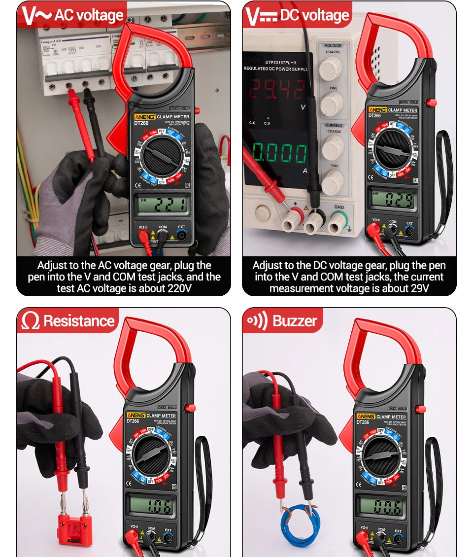 DT266-8 Digital Clamp Meter
