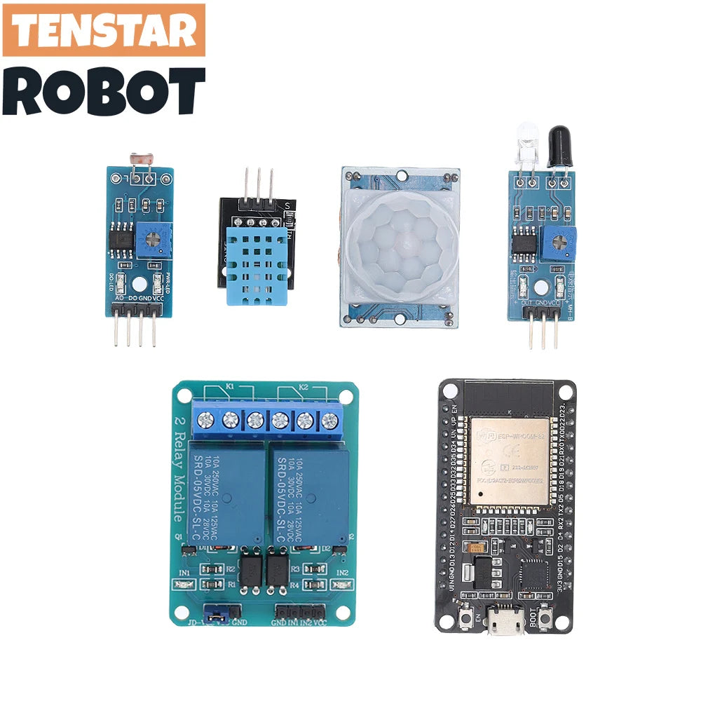 Osnovni početnički kit za ESP32 ESP-32S WIFI razvojnu ploču projektni set s tutorijalima ESP32 kit s kutijom