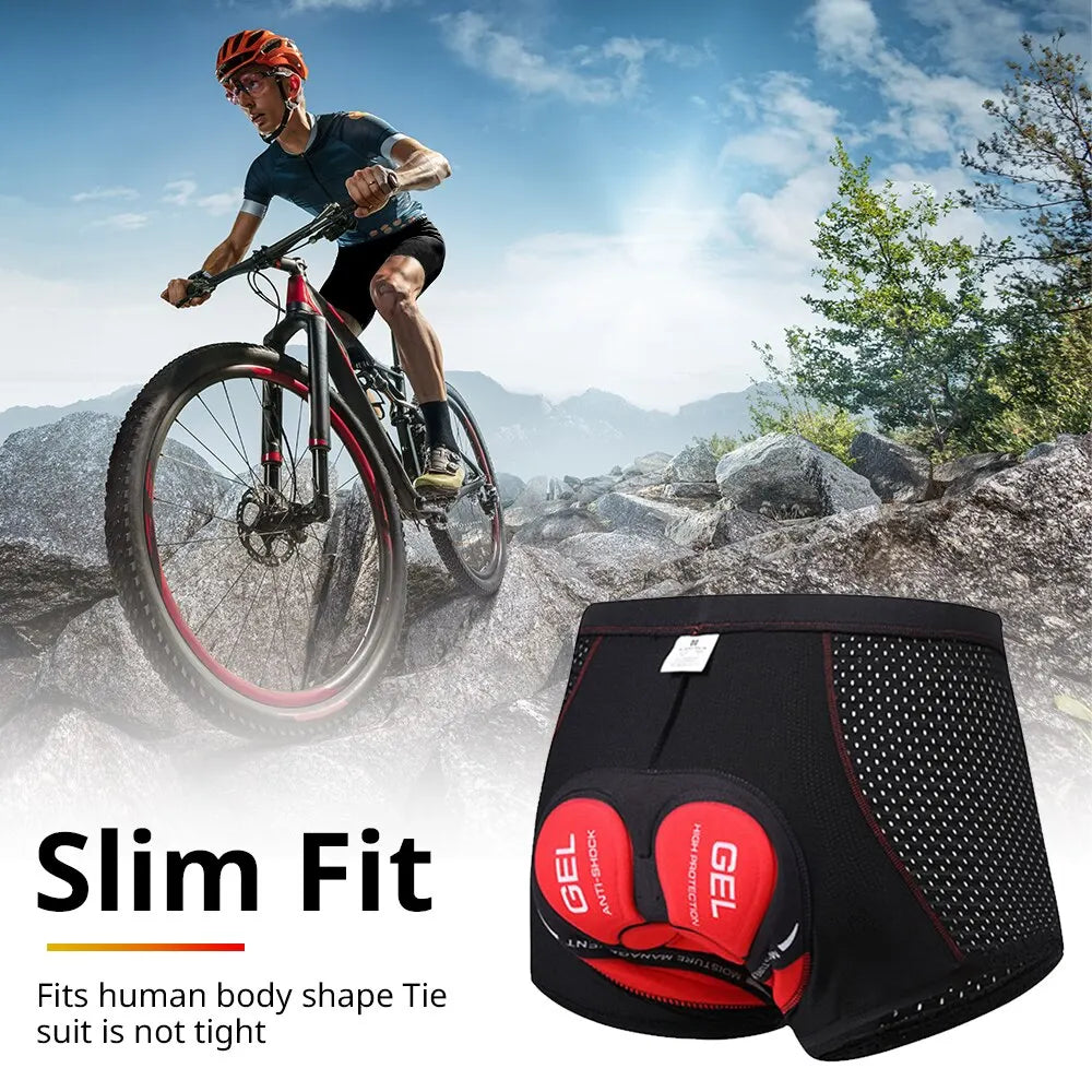 Gevulde mesh-fiets-underwear shorts