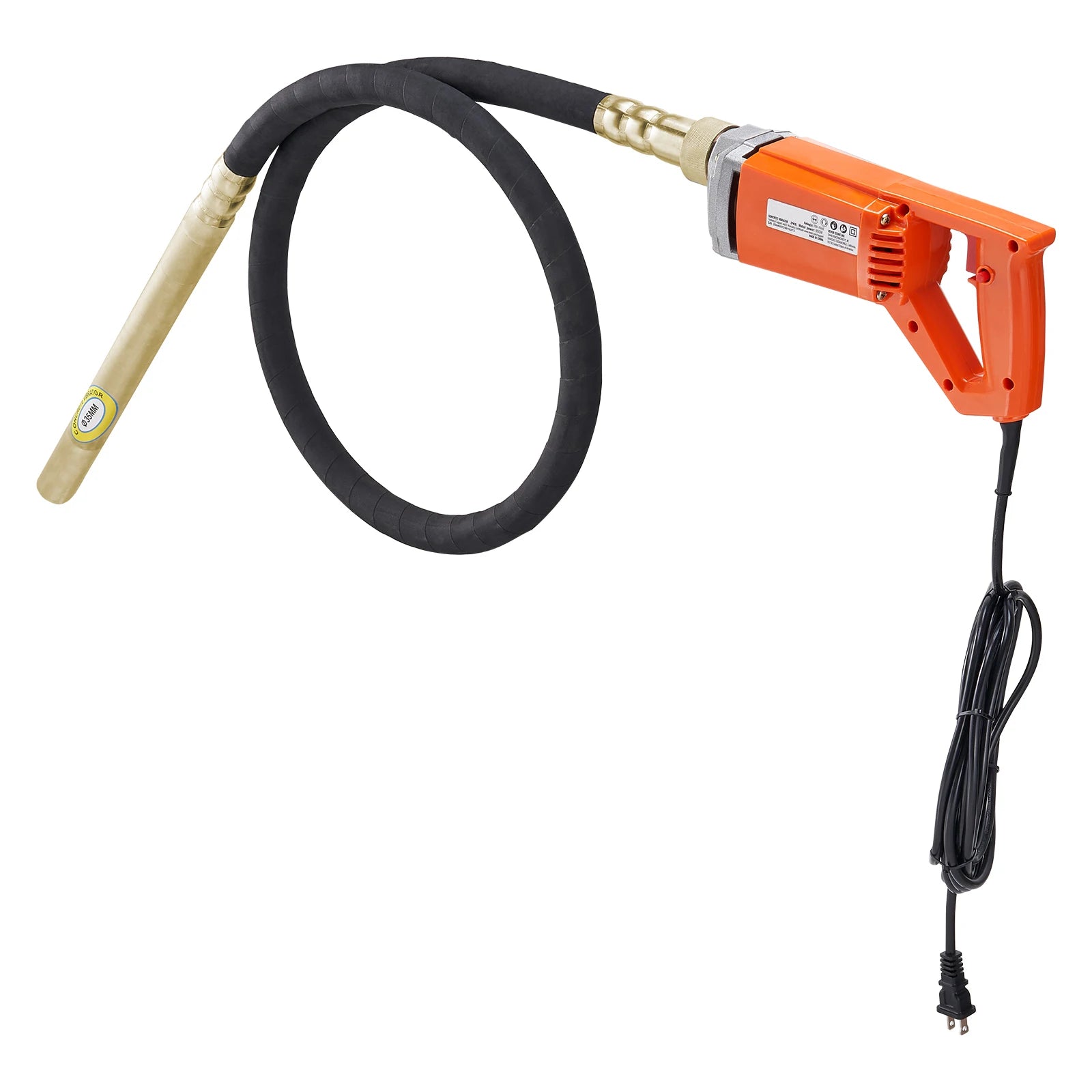 Elektrický betonový vibrátor 800W, 13000 ot./min, nástroj pro zhutňování cementu