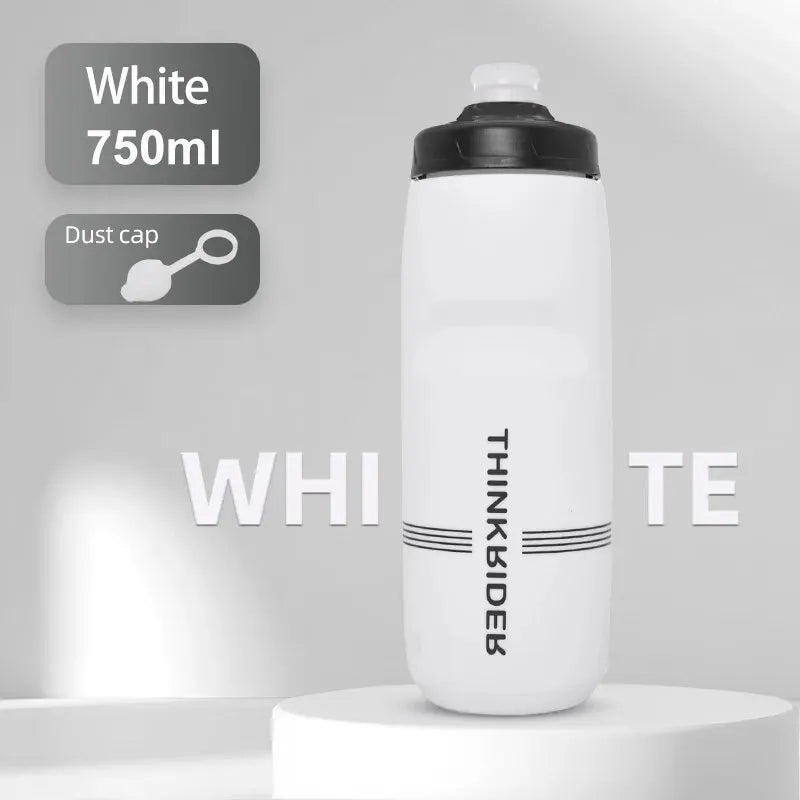 ThinkRider 620ml/750ml Bicycle Bottle MTB Road Bike Water Bottle Outdoor Sports Plastic Portable Large Capacity Drink Cycling 
