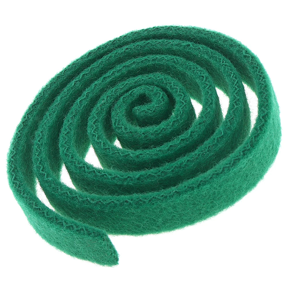 Green Piano Back-Key Cloth Strip, 1300 × 25 × 8 mm