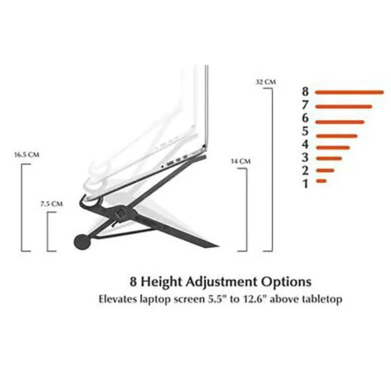 NW1231 Foldable Adjustable Laptop Stand with Bag