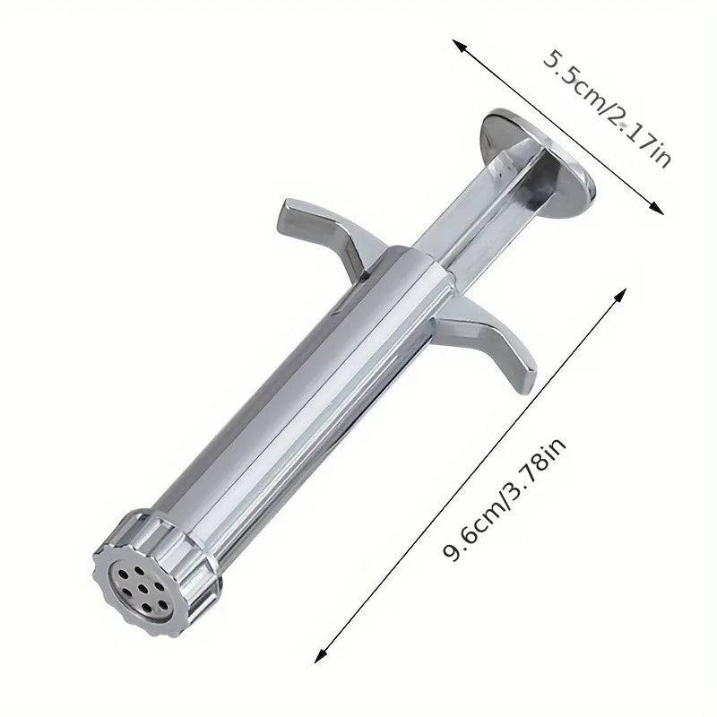 Stainless-Steel Clay Extruder with Shape Discs