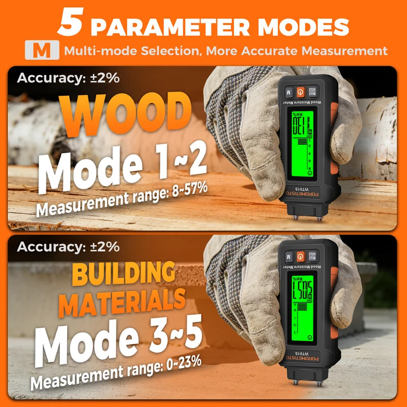 WT01S Pin-Type Moisture Meter