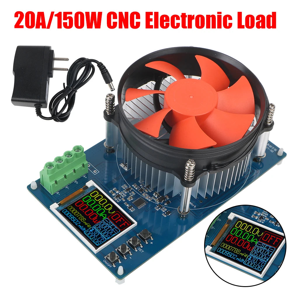 150W Four-Wire DC Electronic Load Battery Tester
