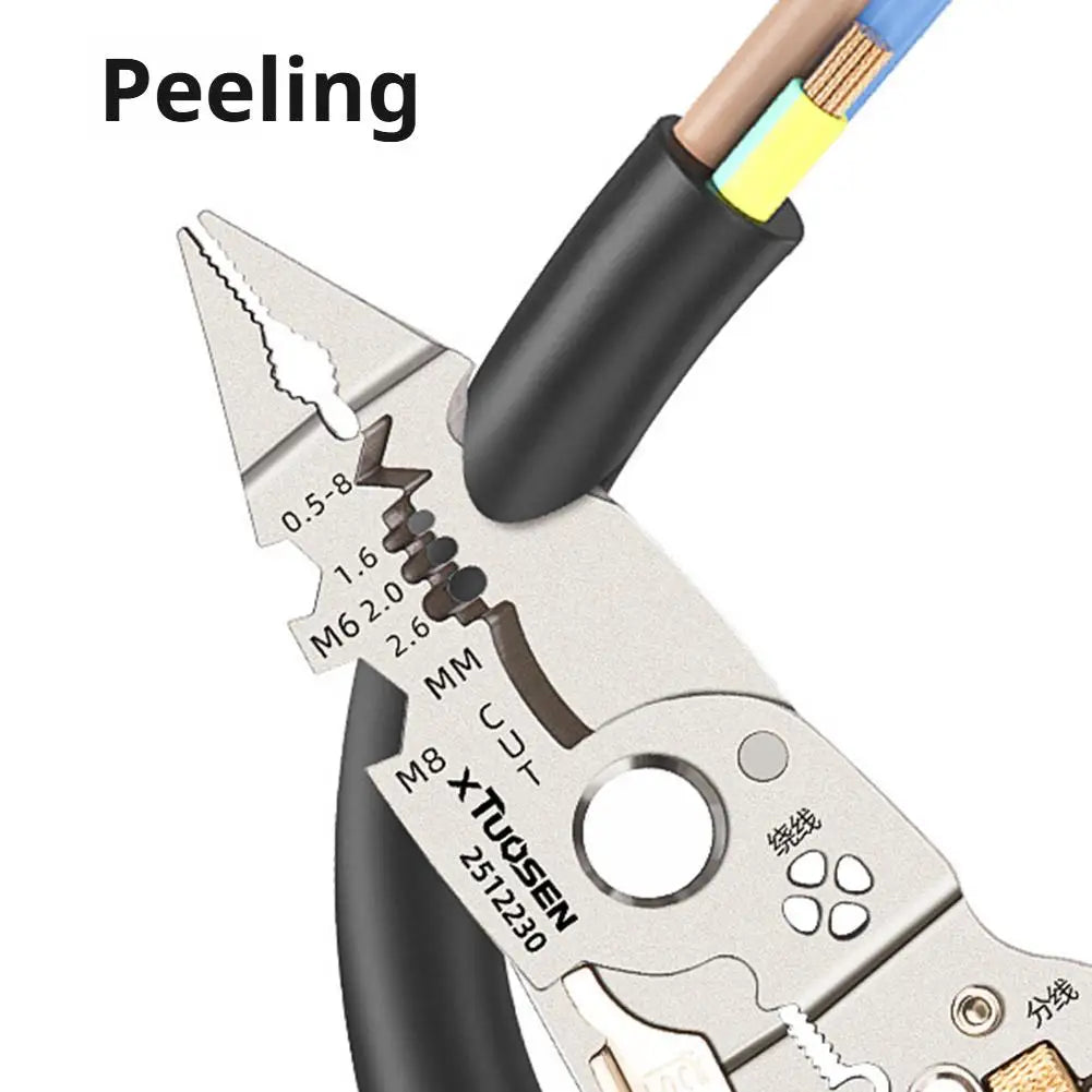 Folding Wire Stripper and Cutter Pliers - Options