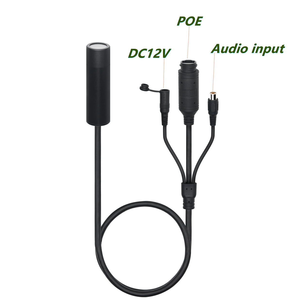 5MP PoE IP Mini Bullet Camera with Motion Detection and Onvif