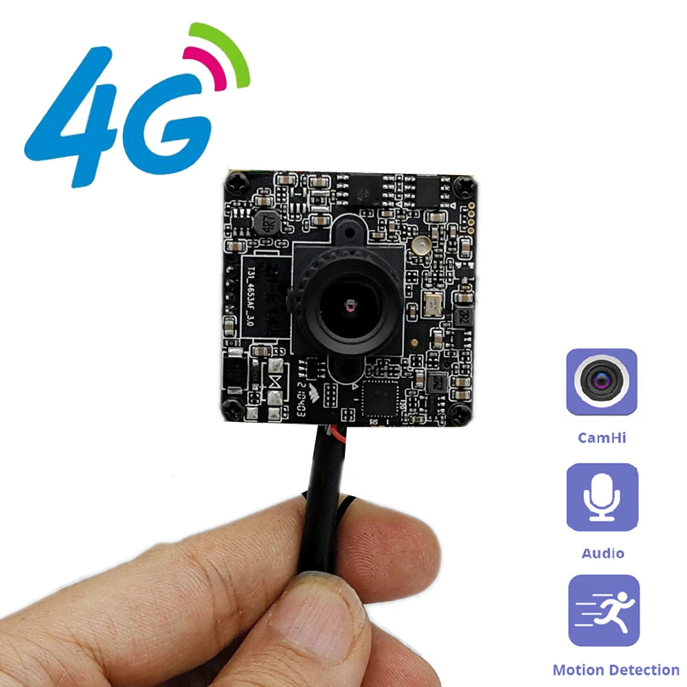Módulo de Câmara IP Wireless 3G 4G WiFi com Placa