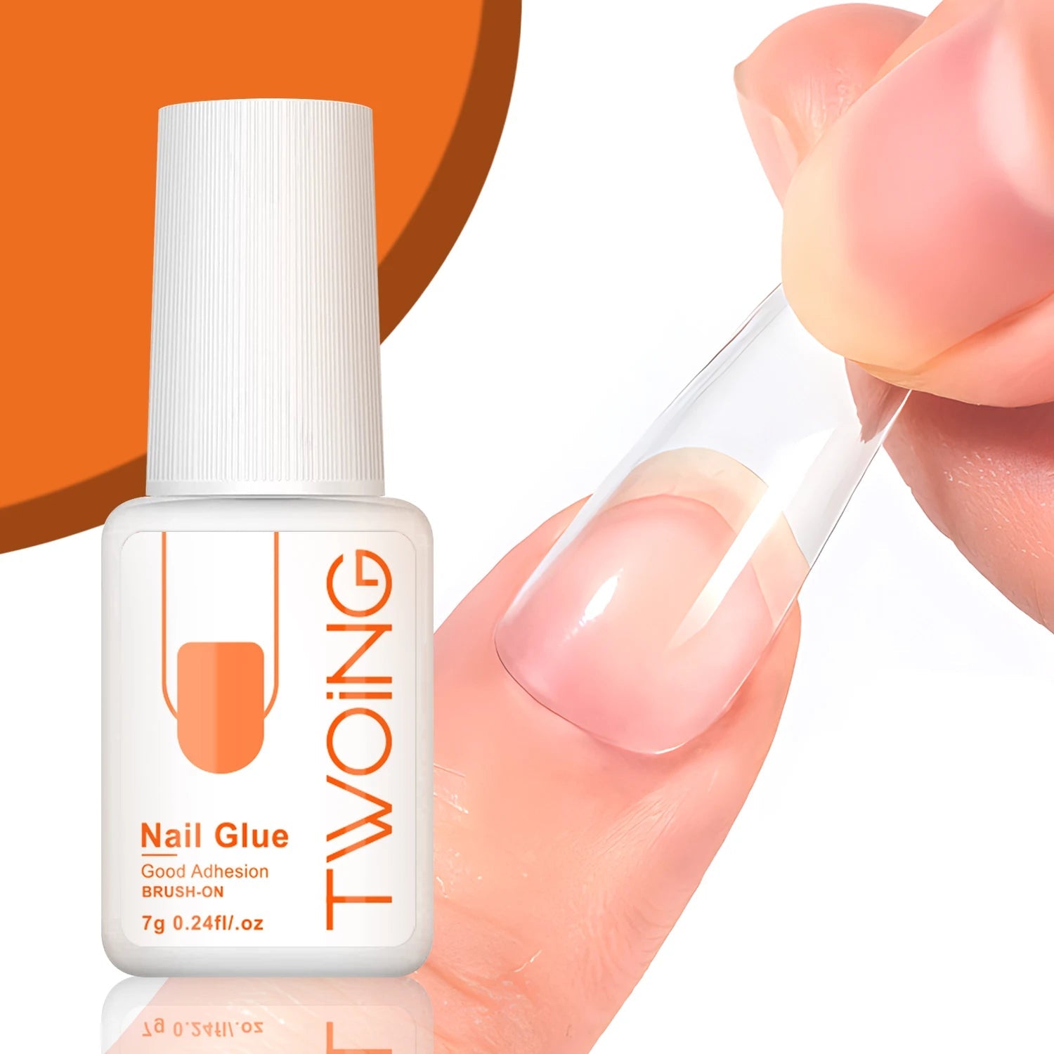 7g Super Strong Nail Glue For False Nail Tips, Acrylic Nails,Press On Nails,Fake Nails Art Decoration Lasting Adhesion 