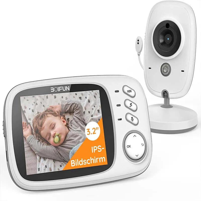 BOIFUN 3.2" Wireless Baby Monitor with Camera, VOX, Night Vision