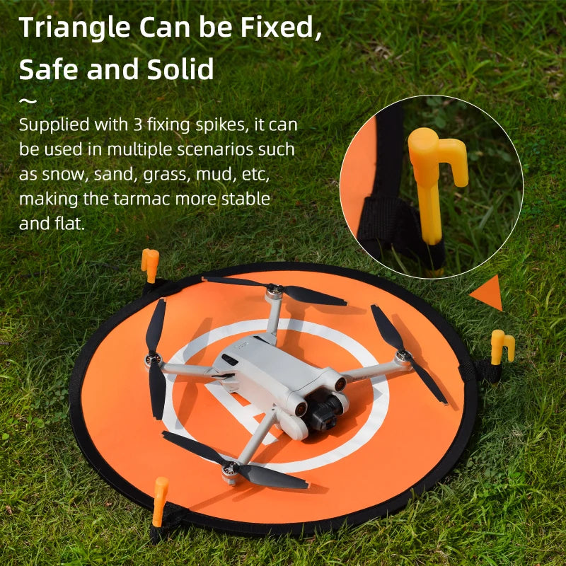 Foldable Drone Landing Pad, 40, 55 or 75 cm