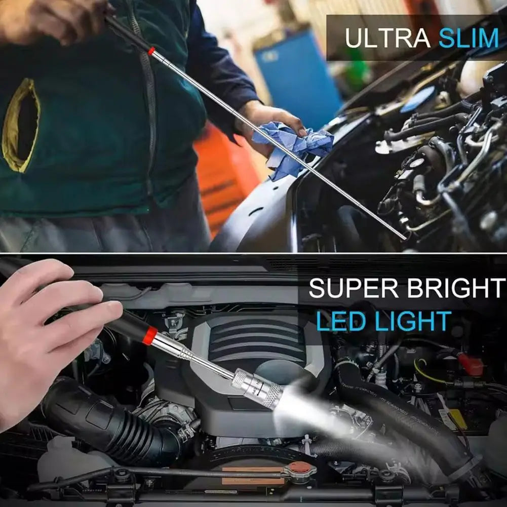 Telescopic Magnetic Pickup Tool with LED Head