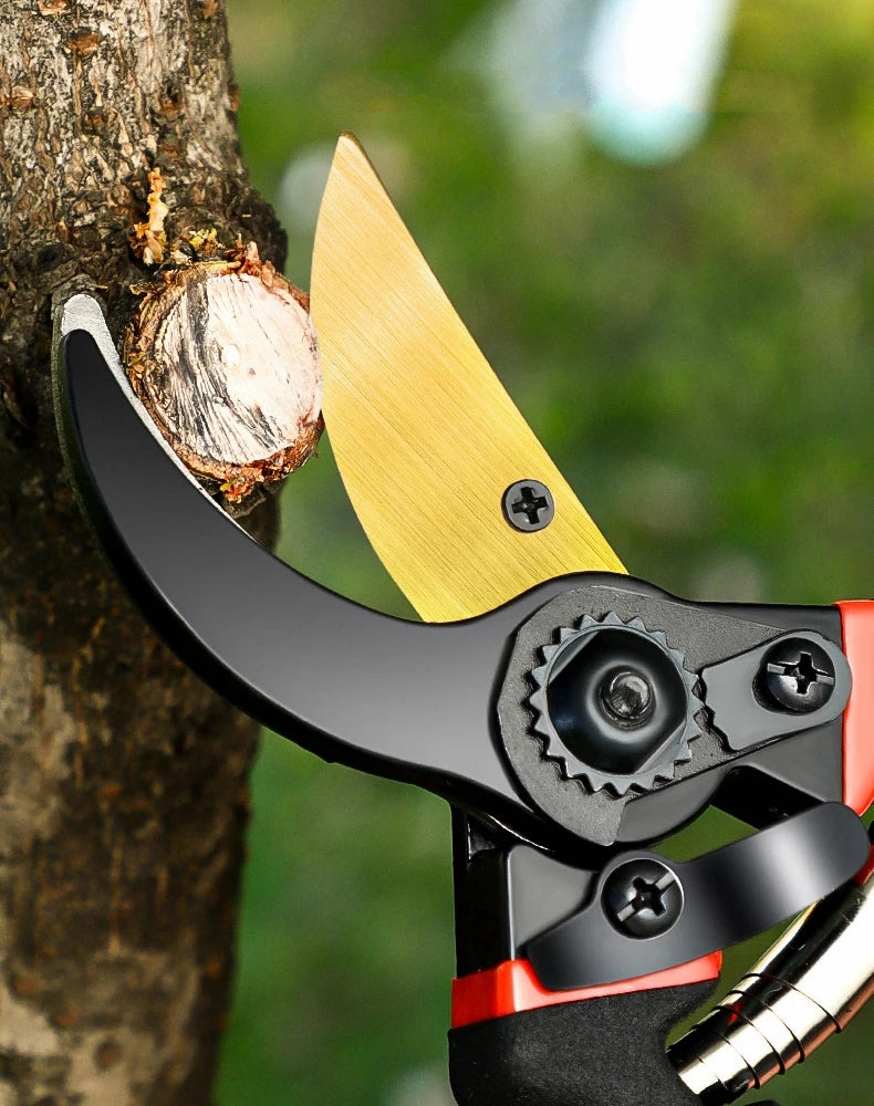 Tesoura de poda de jardim com pegas de borracha