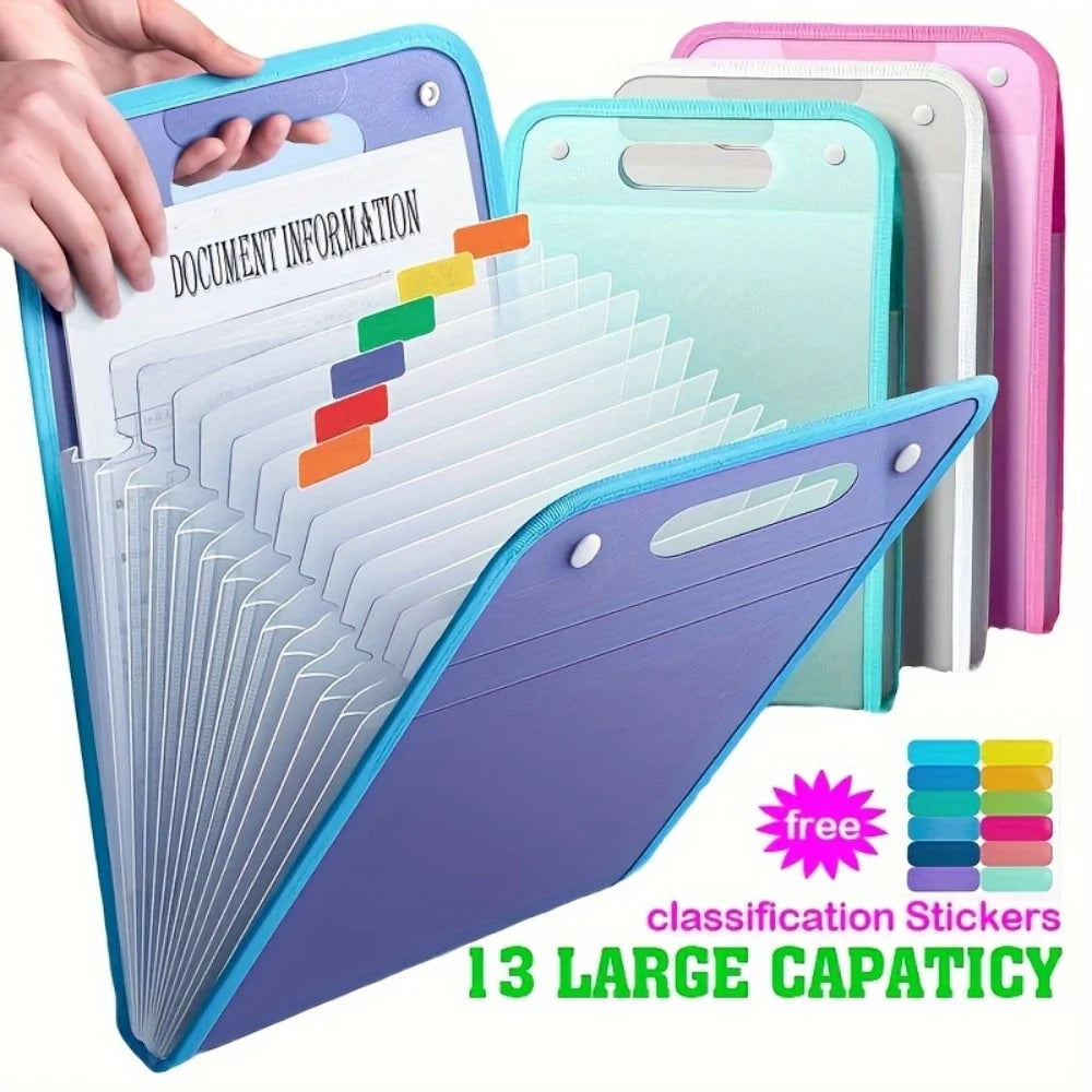 A4 Expanding Document Folder with Carry Handle