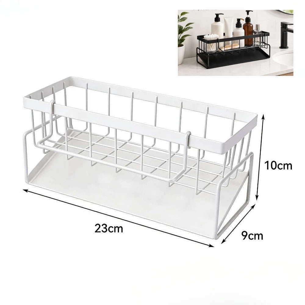 Faucet-Mounted Sink Storage Rack