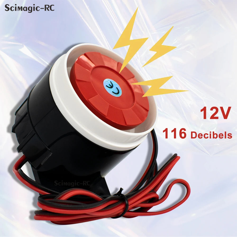 12V Mini Wired Alarm Siren