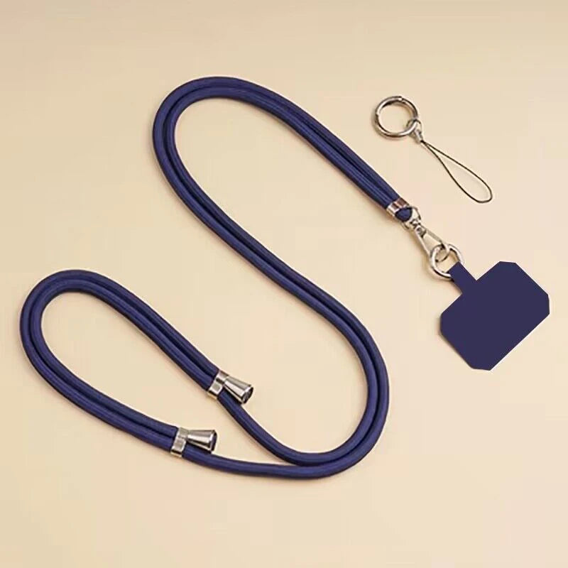 1pcs Crossbody Lanyard Necklace Strap Universal Mobile Phone Adjustment Long Hanging Rope With Clip Anti-Lost Lanyard 