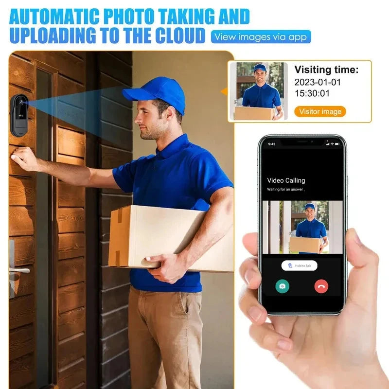 Wi-Fi Video Doorbell with Two-Way Audio