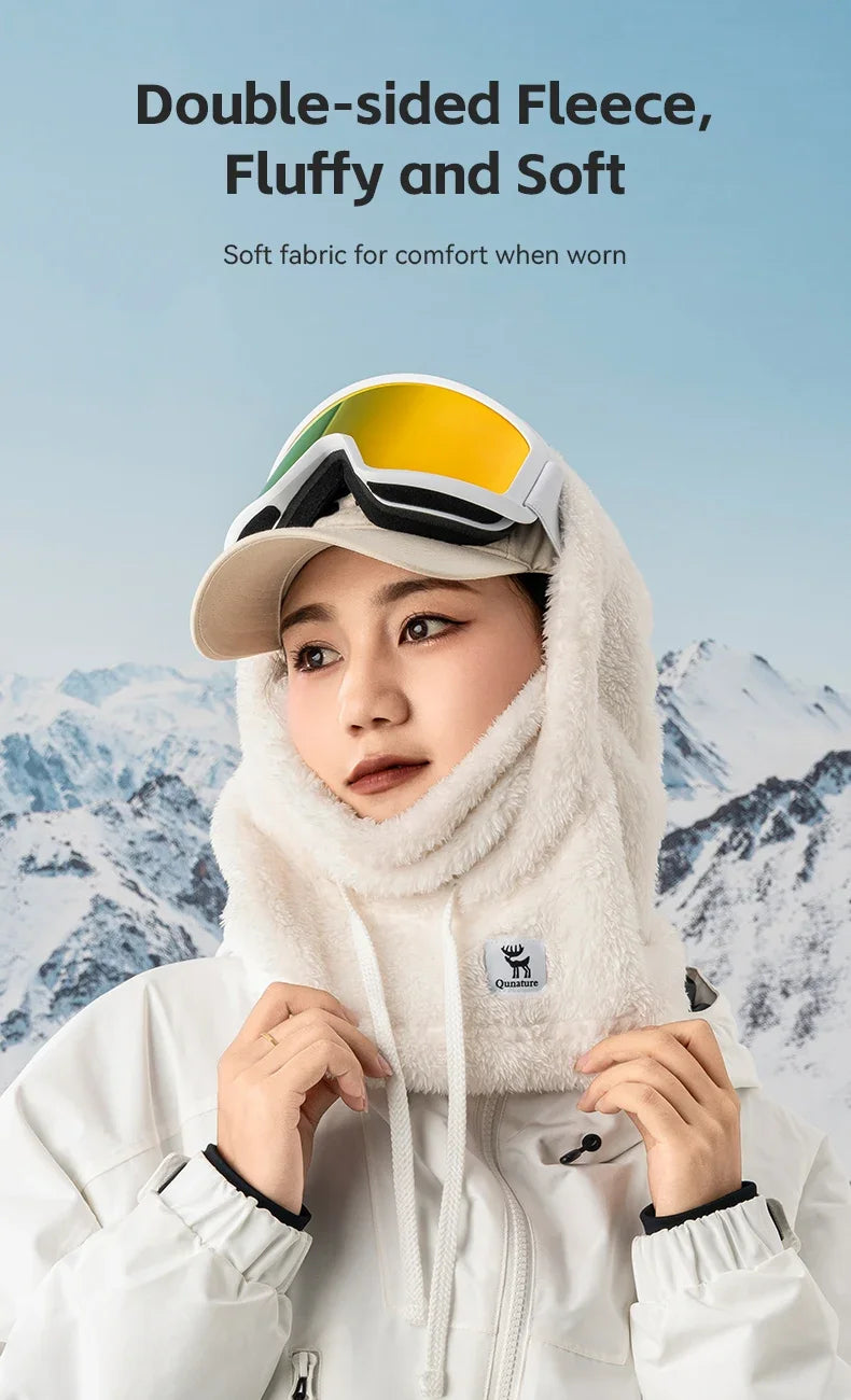 Winter Ski Mask Balaclava Full Face Fleece Hood Neck Warmer