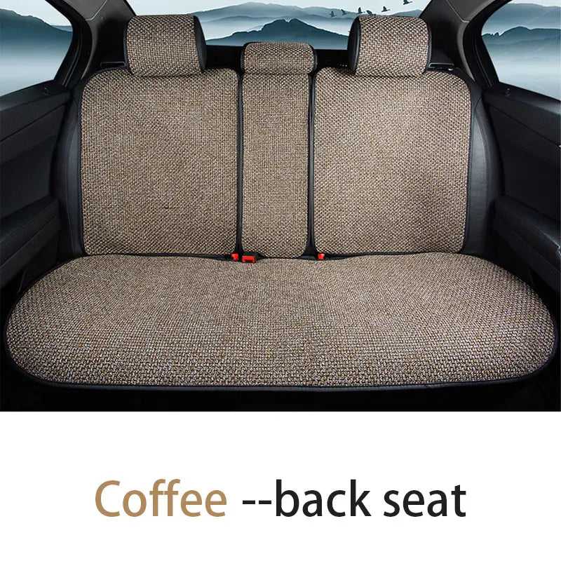 SEAMETAL Breathable Car Seat Cover Sweatproof Linen Automotive Seat Cushion Wear-Resistant Seat Protector for Suv Sedan Truck