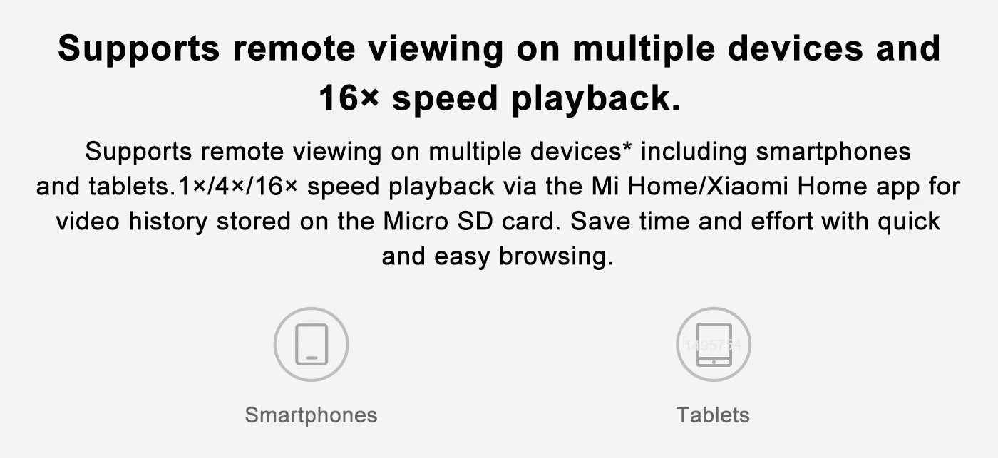 Xiaomi 2K vnútorná inteligentná kamera 360° WiFi detský monitor bezpečnostná kamera