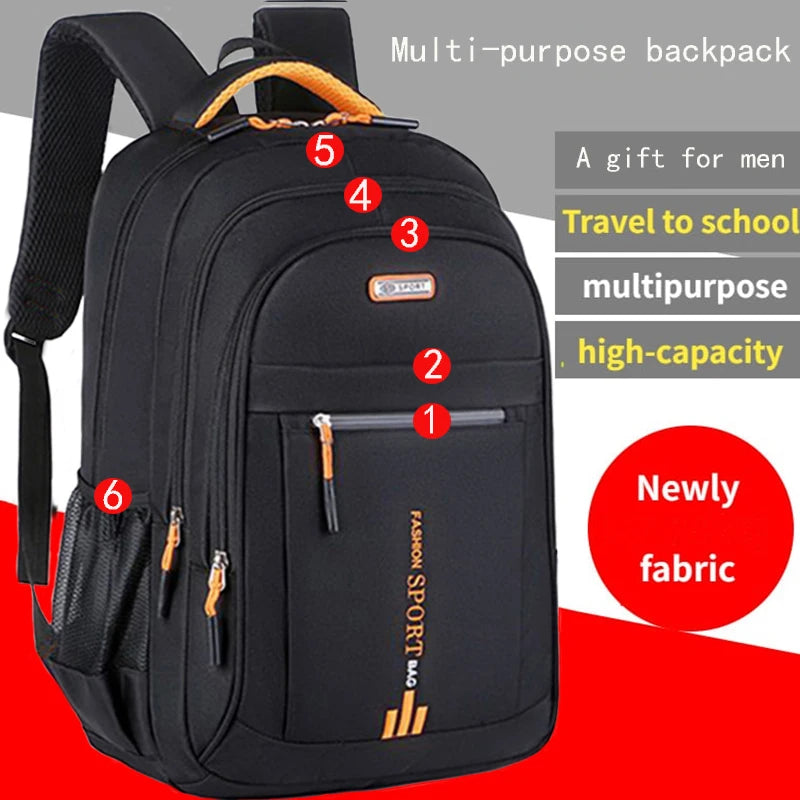 Ladies' backpack, female Korean version, trendy large capacity, high school, middle school, student backpack, travel bag, comput 