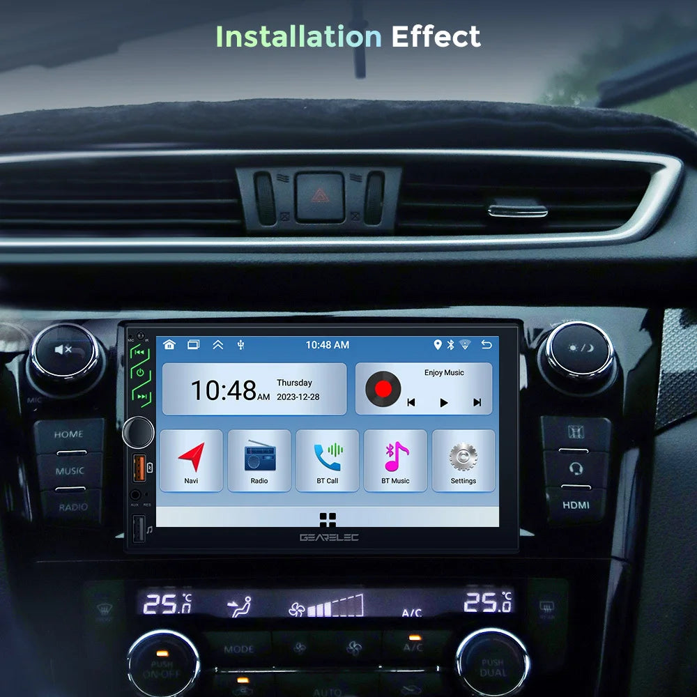 7 Inch Car Radio 2 Din Android 13 CarPlay Multimedia Player