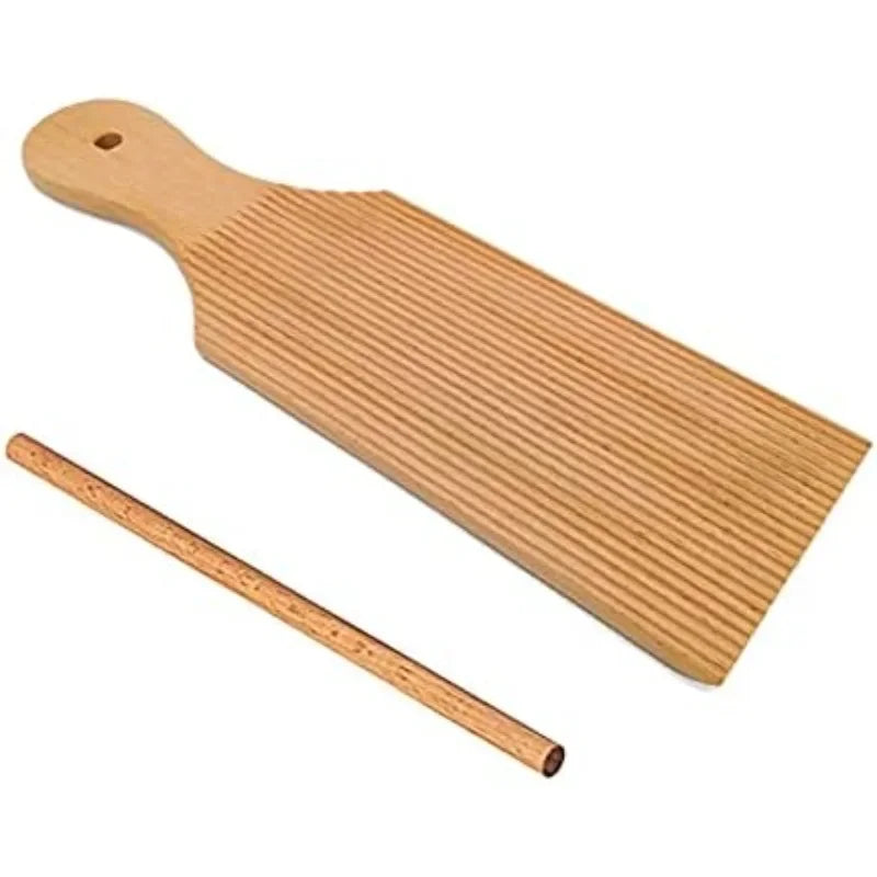 Wooden Pasta Board with Rolling Stick