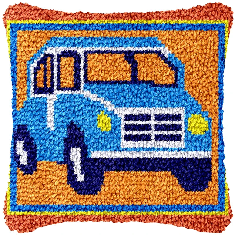 Καλούπι Κεντήματος Κουτιού 43 × 43 cm Latch Hook Cushion Craft Kit