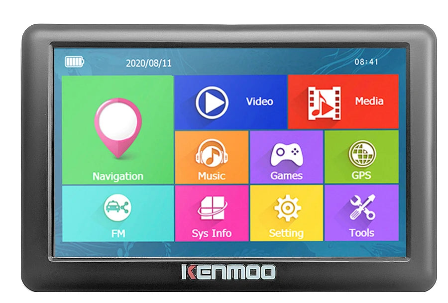 5 Inch HD GPS Navigation Device with Europe and Russia Maps