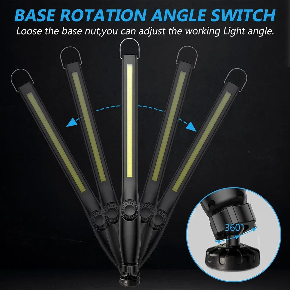 Rechargeable COB Work Light with Magnetic Base
