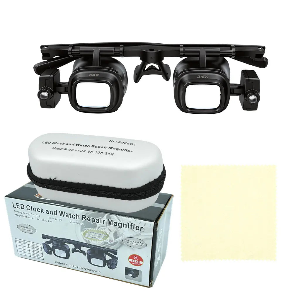 LED Magnifier Glasses - Model Options