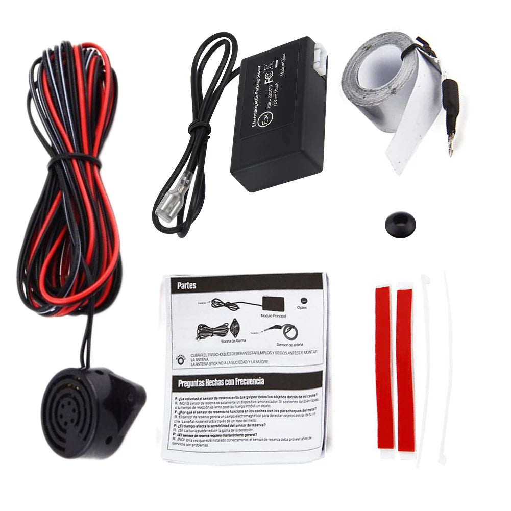 Electromagnetic Car Parking Sensor Kit with Buzzer Alarm