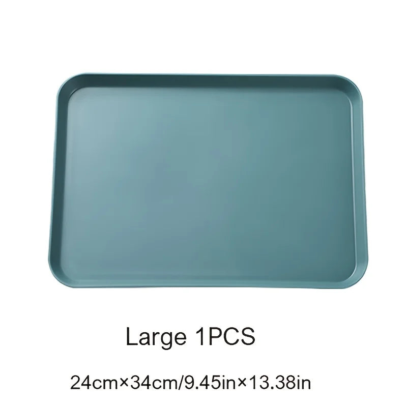 Rectangular Plastic Serving Tray, Small or Large