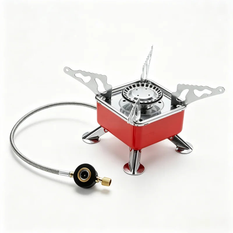Folding Camping Gas Stove with Adjustable Flame