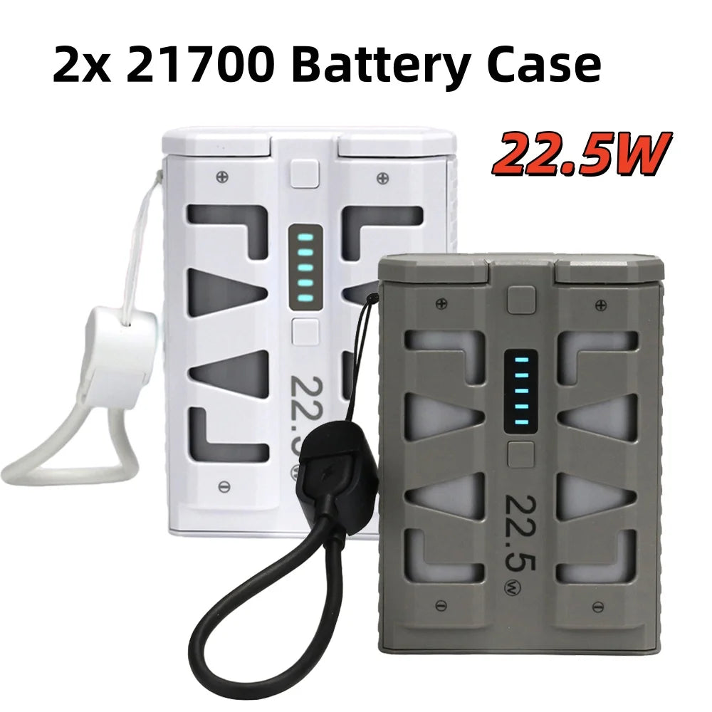 Obudowa do samodzielnego montażu powerbanku na dwa ogniwa 21700