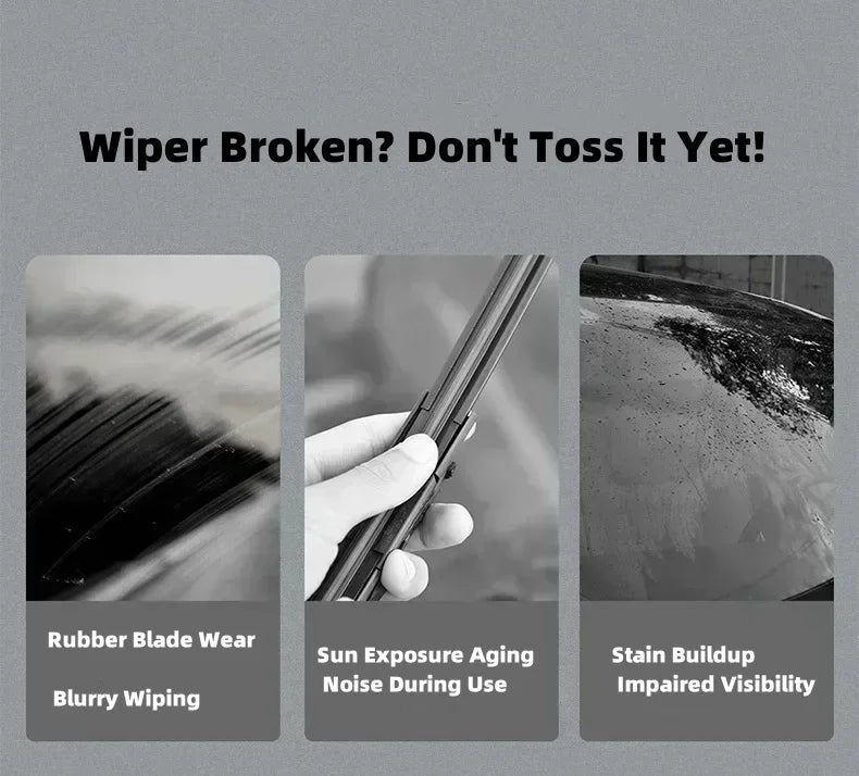 Car Wiper Repairer Rain Wing Windshield Wiper Tool Universal Refurbish Auto Blade Portable Wiper Repair Car Scratch