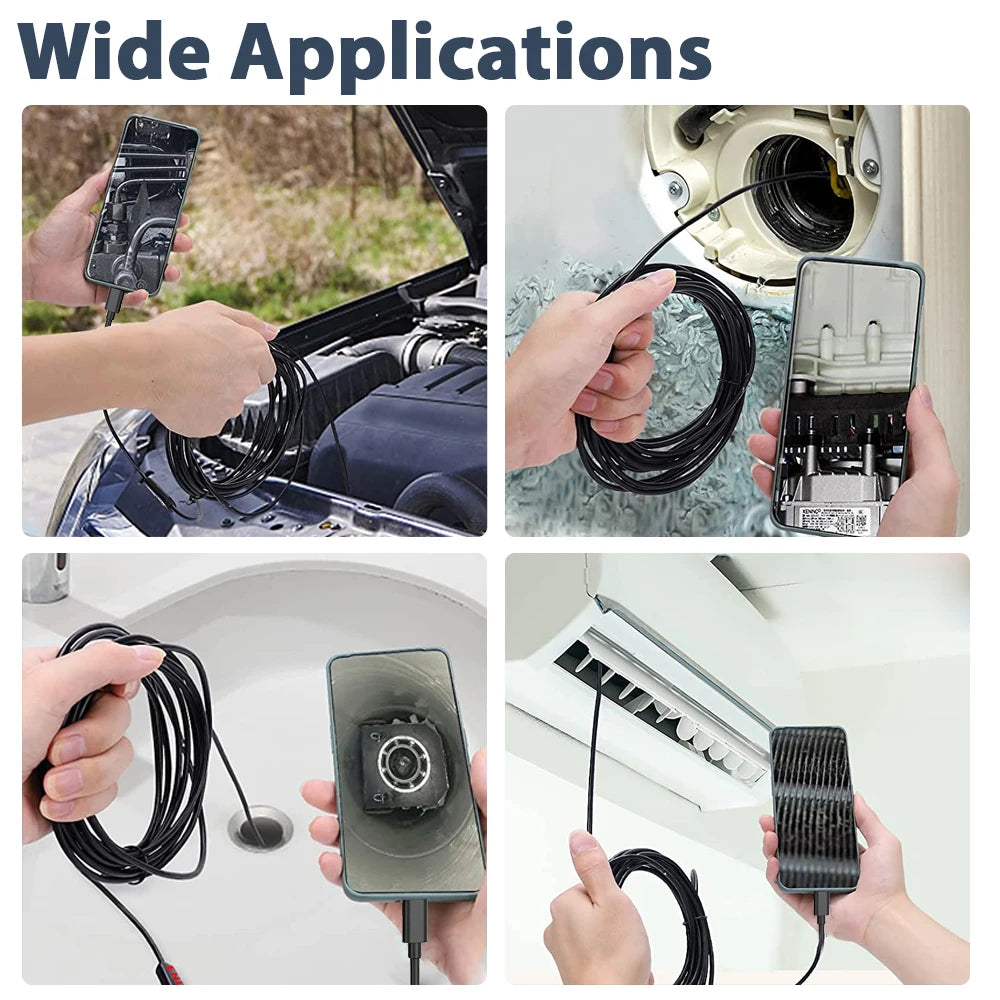 W300 telefoninspektionskamera med modellalternativ