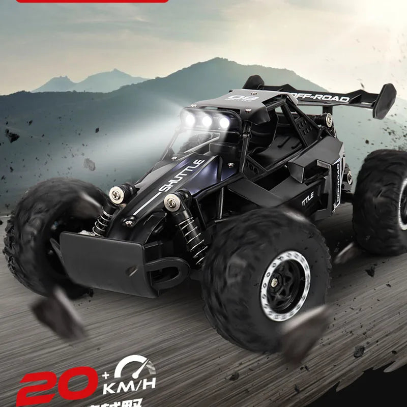 Voiture RC tout-terrain 1:16 avec lumières LED