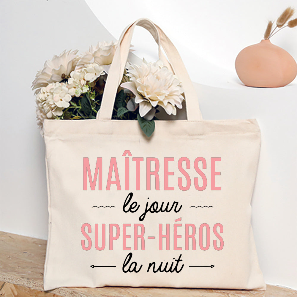 Thank You Teacher Stampa Francese Borsa a Spalla Donna Borsa in Tela Borse da Shopping Borse Femminili Borsa Riutilizzabile Migliori Regali per Maitresse