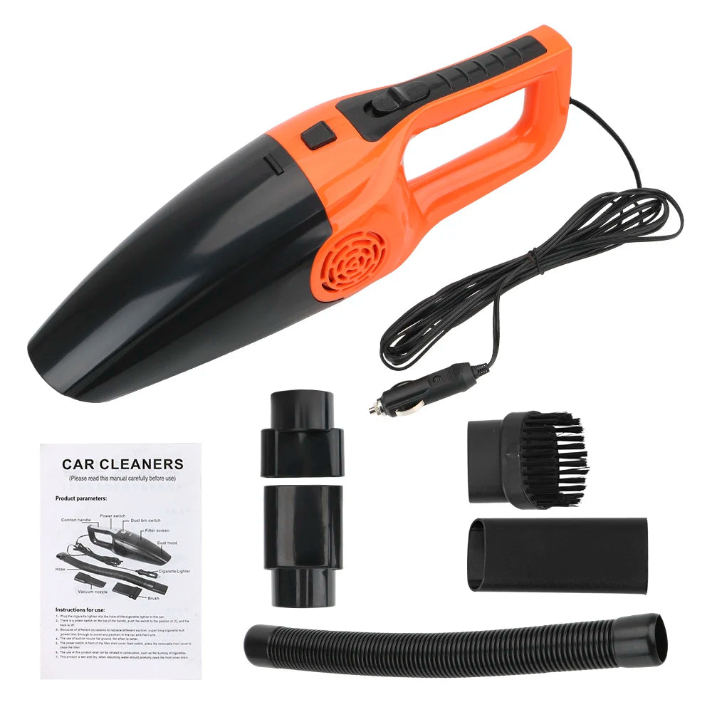 12 V Handheld Car Vacuum - 5 m Power Cord