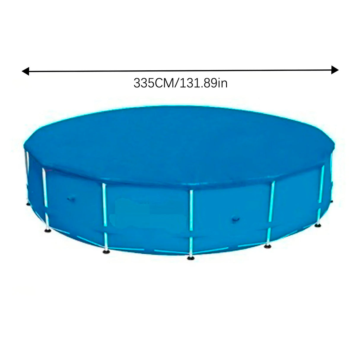 Runde PE-Poolabdeckung, 280 cm